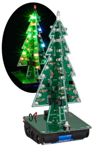 Soldeer een 3D kerstboom